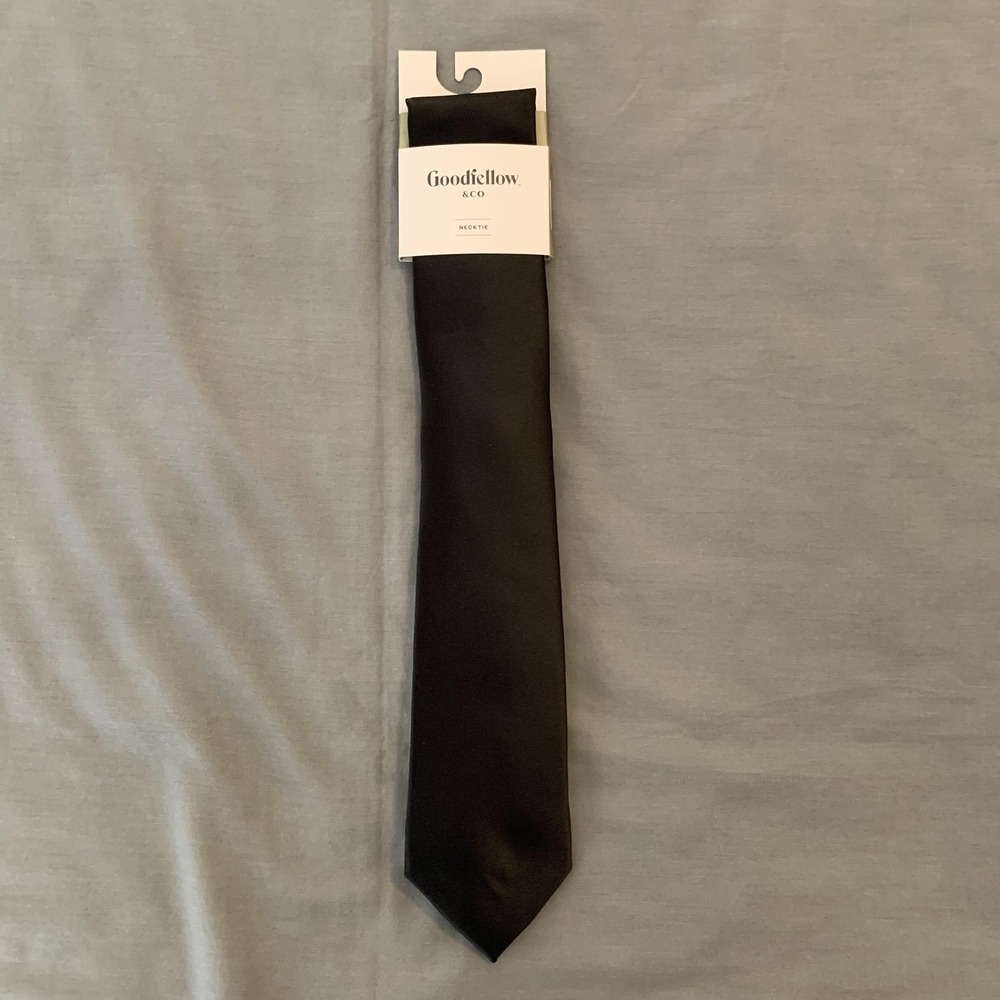 Goodfellow & Co Necktie Mens Classic Dress Tie Formal Recycled Polyester New‎
